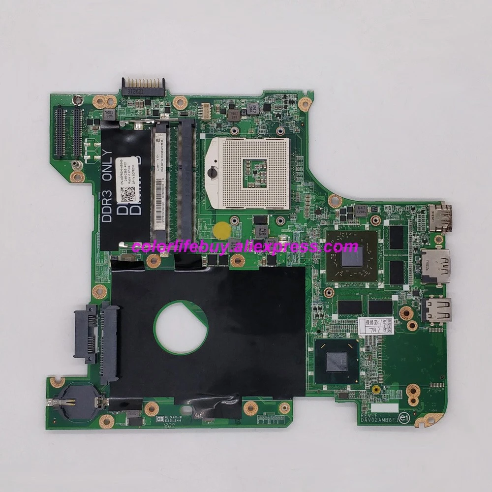 Genuine 0fr3m 00fr3m Cn 00fr3m Dav02amb8f0 Hm67 Ddr3 Laptop Motherboard Mainboard For Dell Inspiron 14r N4110 Notebook Pc Laptop Motherboard Aliexpress