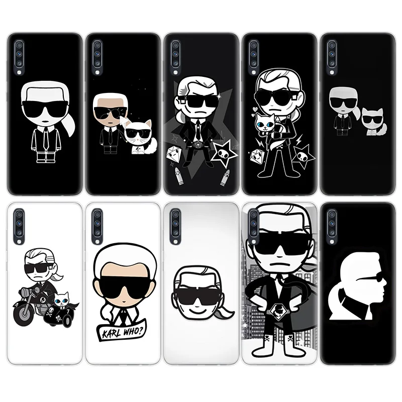

Lagerfeld Luxury Brand Designer KARLs Case For Samsung Galaxy A51 A71 A50 A70 A20 A30 A40 A10 A20E J4 J6 A6 A8 A7 A9 2018 Cover