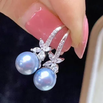 

Plated Silver Earrings Mountings Pearl Ear Wires Earrings Hook Findings Settings for DIY Stud Earrings Jewelry Making Findings