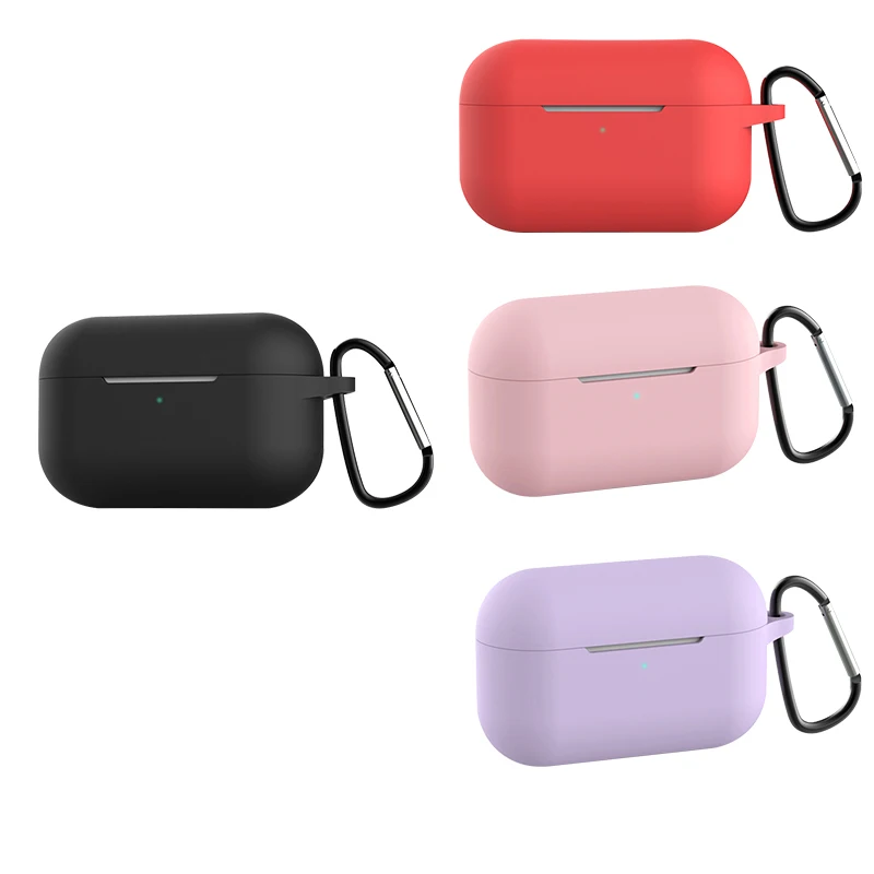 Чехол для наушников для Apple AirPods Pro, Цветной силиконовый мягкий чехол из ТПУ для AirPods Pro, чехол для беспроводных Bluetooth наушников, чехол