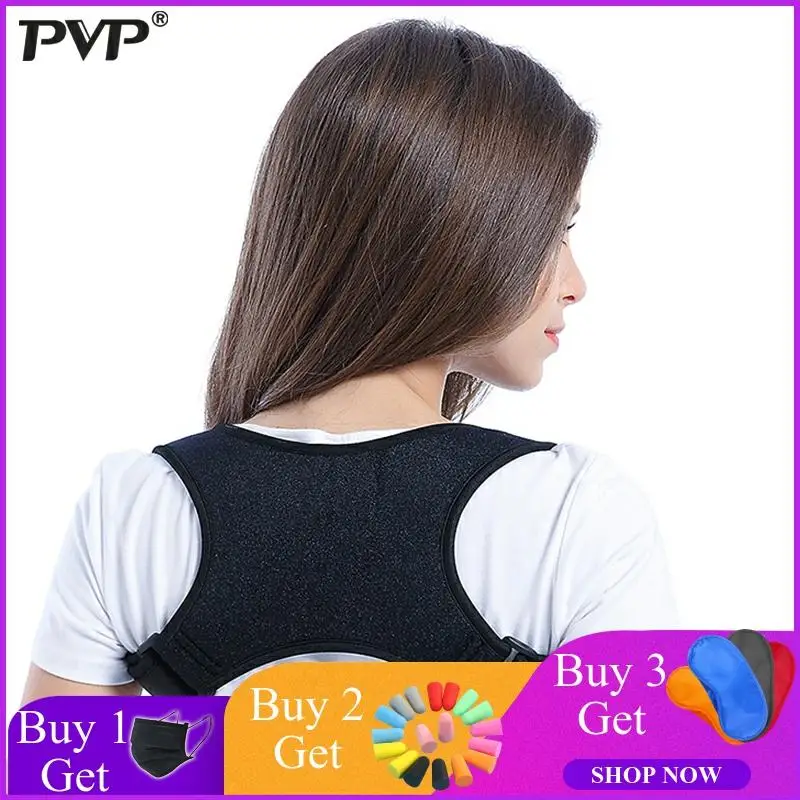 New Upper Back Posture Corrector Posture Clavicle Support Corrector Back Straight Shoulders Brace Strap Correct