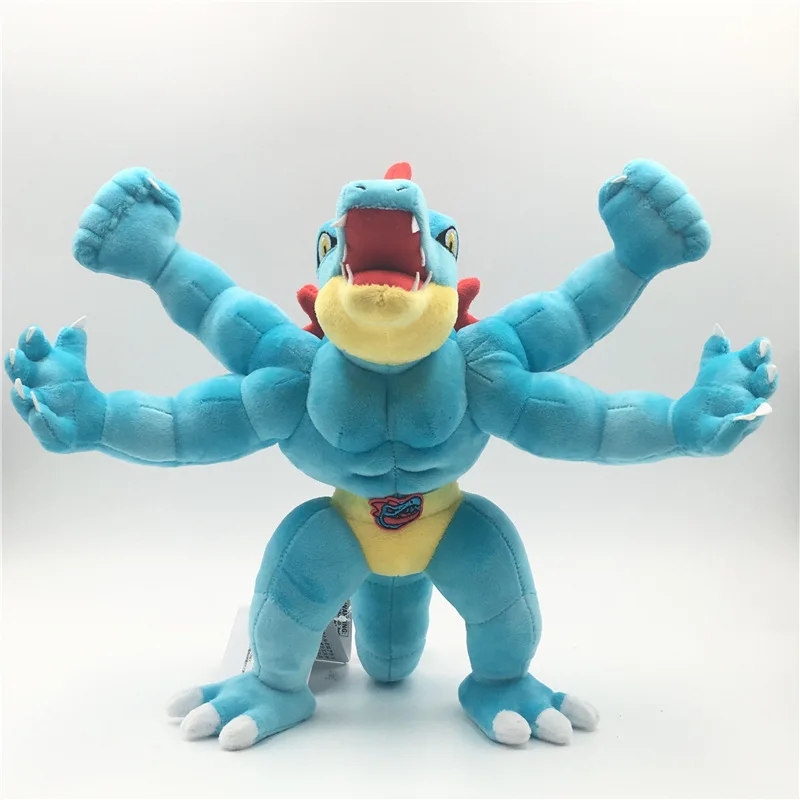 Мультфильм Totodile Эволюция Croconaw Feraligatr Мягкие плюшевые игрушки милые аниме pkm плюшевые куклы игрушки рождественские подарки для детей