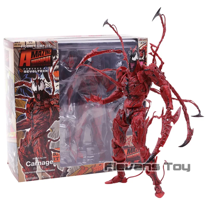 Revoltech фигурка Дэдпул Человек-паук Железный человек Росомаха Магнето Капитан Америка Карнаж Psylocke Deathstroke гамбит Бэтмен Веном