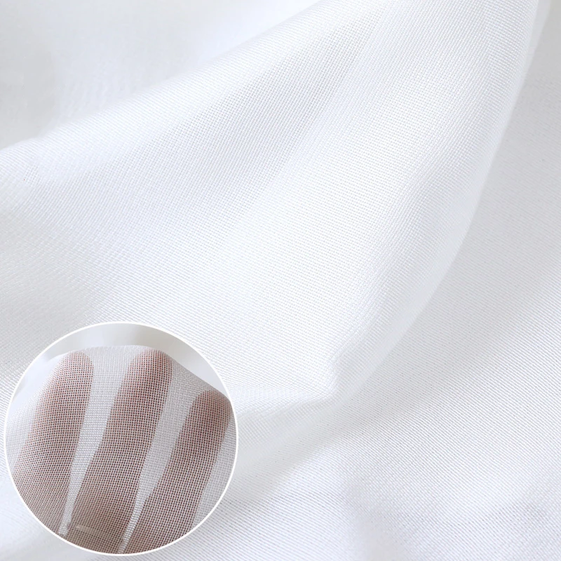 10 Meters 6 Mm Silk Mesh Organza Fabric 100% Mulberry Off White Color 140 cm 55'' Width 24 Gsm Small Wholesale | Дом и сад