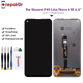 

6.4'' Original Display For Huawei P40 Lite LCD Touch Screen For Nova 6 SE LCD Screen Digitizer Assembly Replacement