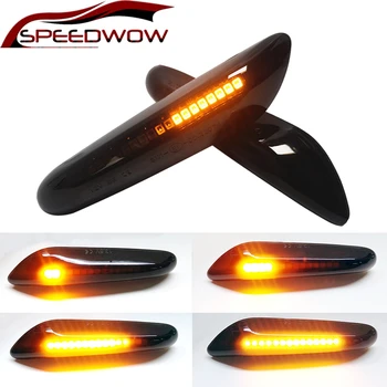 

2PCS LED Turn Signal Light Smoke Dynamic Lens Blinker Flowing Side Indicator BMW E92 E93 E83 E84 E90 E91 E60 E61 E46 1/3/5/X1/X3