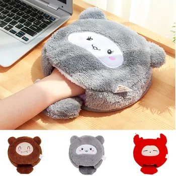 

VONETS Winter Cute Cartoon Soft Plush USB Heated Mousepad Mouse Pad Mice Mat Micepads Hand Warmer for Computer Laptop