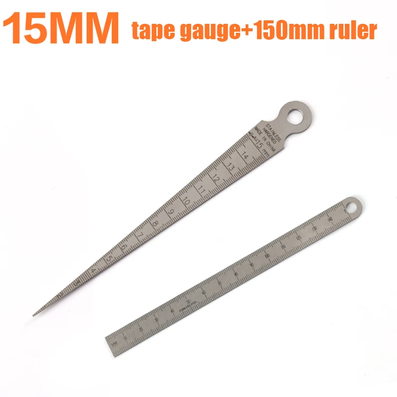 3/16'-3/4' Welding Taper Gauge 30-45mm inspection Gage Metric & Standard 