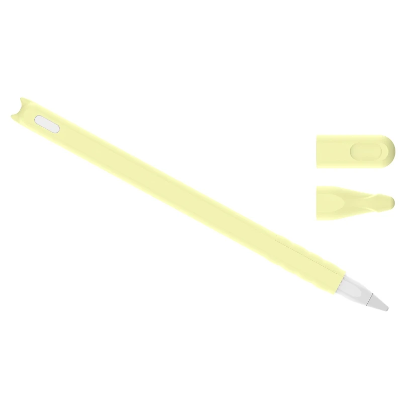 Мягкий силиконовый мультяшный персонаж чехол для Apple Pencil Case совместимый для iPad 2 планшет ручка-стилус защитный рукав крышка Анти-потеря - Цвета: 04
