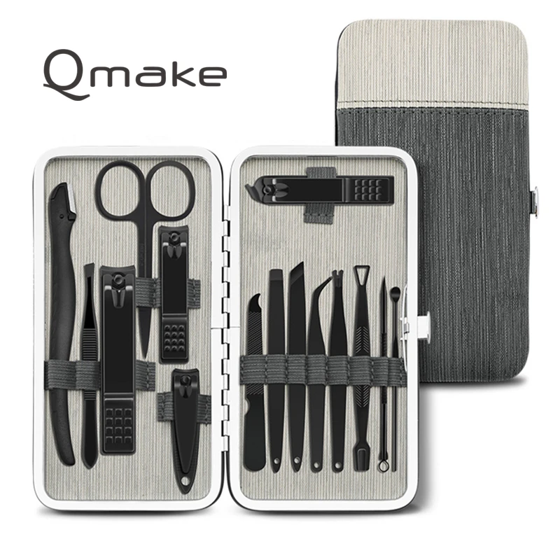 Qmake 8 23 Pcs Manicure Set Nagelknipper Rvs Nail Cutter Professionele
