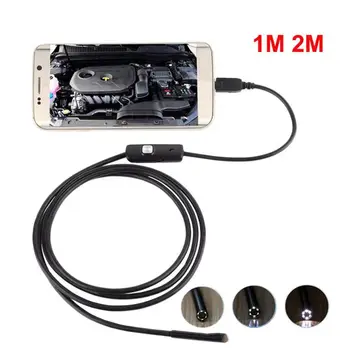

5.5mm Lens Endoscope HD USB Snake Endoscope Waterproof Inspection Pipe Camera Borescope For Android Phone PC