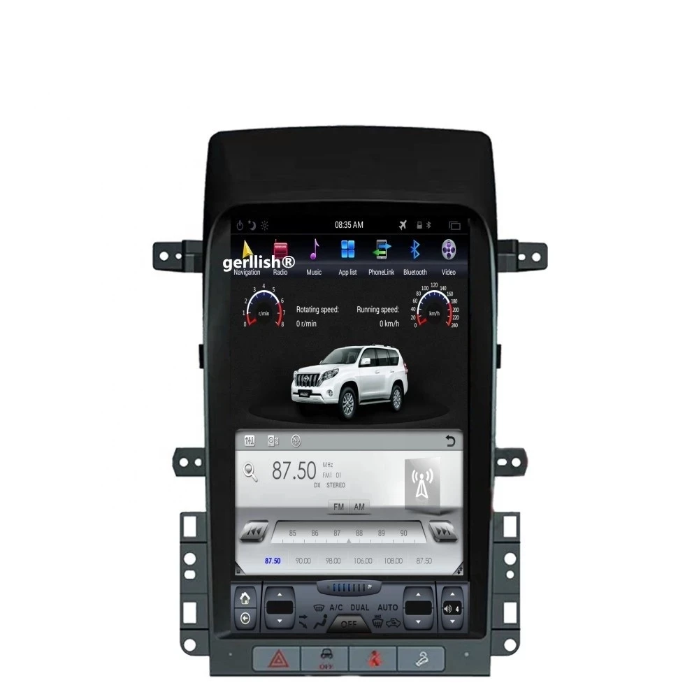 13.6 tesla стиль вертикальный экран Автомобильный dvd-плеер на основе Android для Chevrolet captiva 2008-2012 радио аудио стерео - Цвет: 2GB RAM 32GB ROM