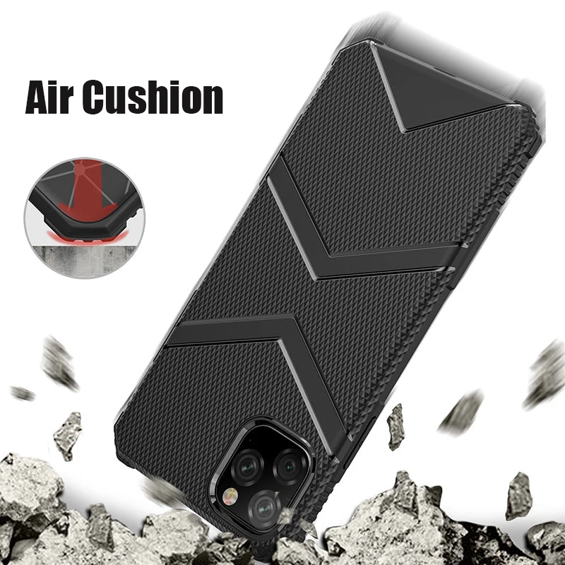 

Phone Case For Apple iPhone 11 Pro Case Silicone Military Shockproof Cover For iPhone 7 8 Plus Cases For iPhone 11 pro XR XS Max