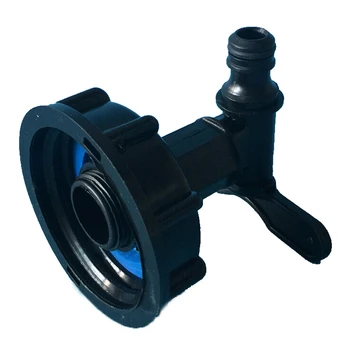 

Home Water tap adapter Garden Tank Replacement Black 60mm Part Tool BSP Barrel switch 15mm joint Hose