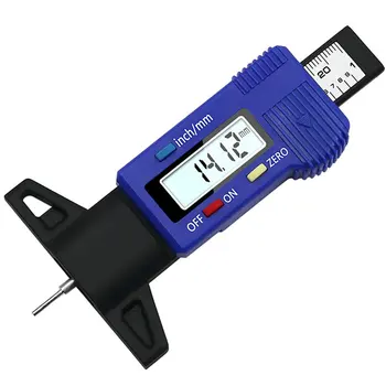 

Electronic Digital Display Tire Pattern Depth Scale 0-25mm Vernier Caliper Car Wheel Tyre Measure Gauge Detector