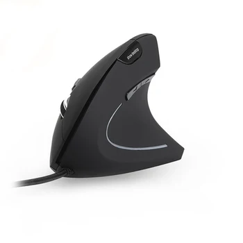 

Usb Wired Vertical Mouse 3200Dpi Adjustable 7 Buttons Ergonomic Gaming Mice Show Desktop For Work And Game Black