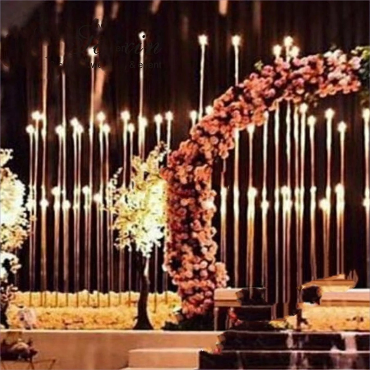 

2 шт.) Подставка для свадебного фона, акриловая подставка для цветов, подсвечник, серебряная подставка для вечерние, мероприятия, сцены AB0359