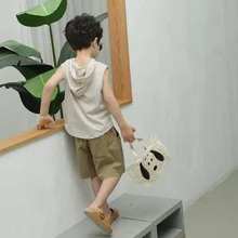 Smby/флагманский магазин; летняя одежда для мальчиков; Детские шорты в Корейском стиле; детские брюки из чистого хлопка; 223