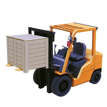 

Forklift Industrial Vehicle Folding Cutting Handmade Mini 3D Paper Model DIY Papercraft Kids Adult Origami Craft Toys ZX-084
