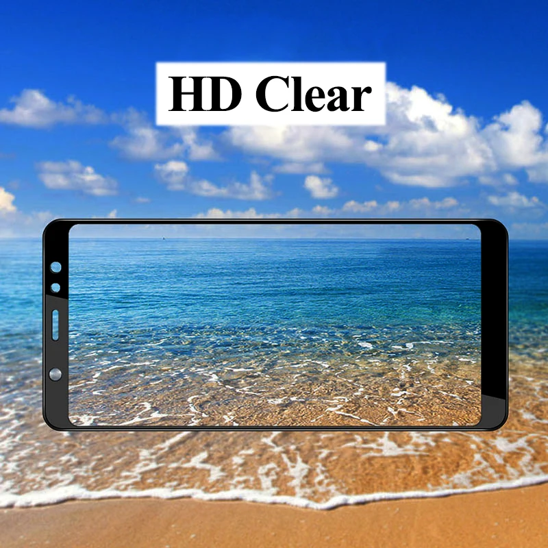 Защитное стекло для Samsung Galaxy A6 2018 A9 A8 A7 A5 закаленное защиты 8 9 7 6 5 листов защитная