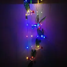 Солнечный колокольчик постоянного и Колибри колокольчик Солнечный садовый светильник