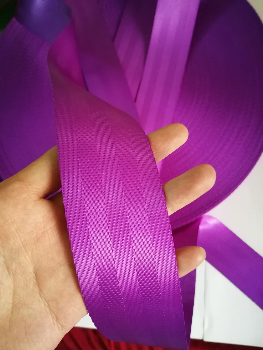 1M car modified Seat Belt Webbing 3C standard certified DIY Backpack Pet Belt Crafts Material child safety belt car accessories