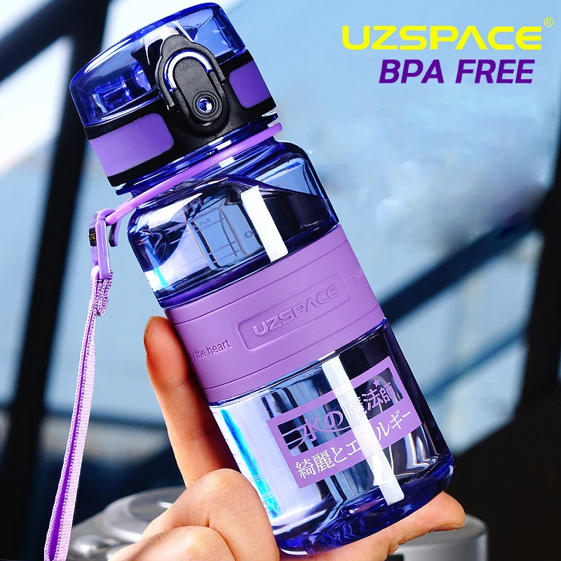 Student Water Bottles Portable Outdoor Sports Safety Transparent