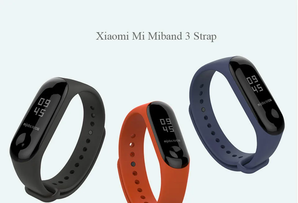 Ремешок силиконовый для Xiaomi MI Band 4 3 сменный Браслет смарт часов аксессуары 14