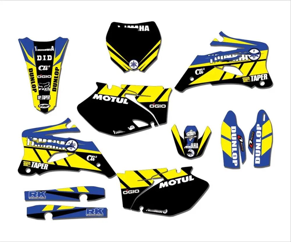 Набор стикеров для Yamaha YZ250F YZ450F 2006 2007 2008 2009 YZF 250 450 YZ 250F 450F | Автомобили и мотоциклы
