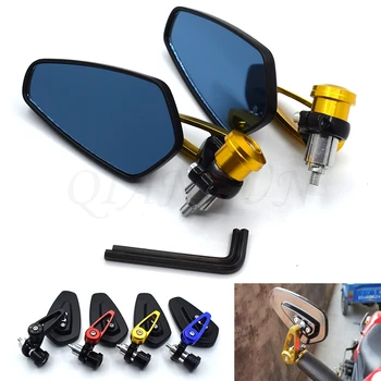 

Universal 7/8" 22mm motorcycle aluminum rod end side rearview mirror for Suzuki GSXR600 GSXR750 GSR600 GSR750 SFV650 GLADIUS