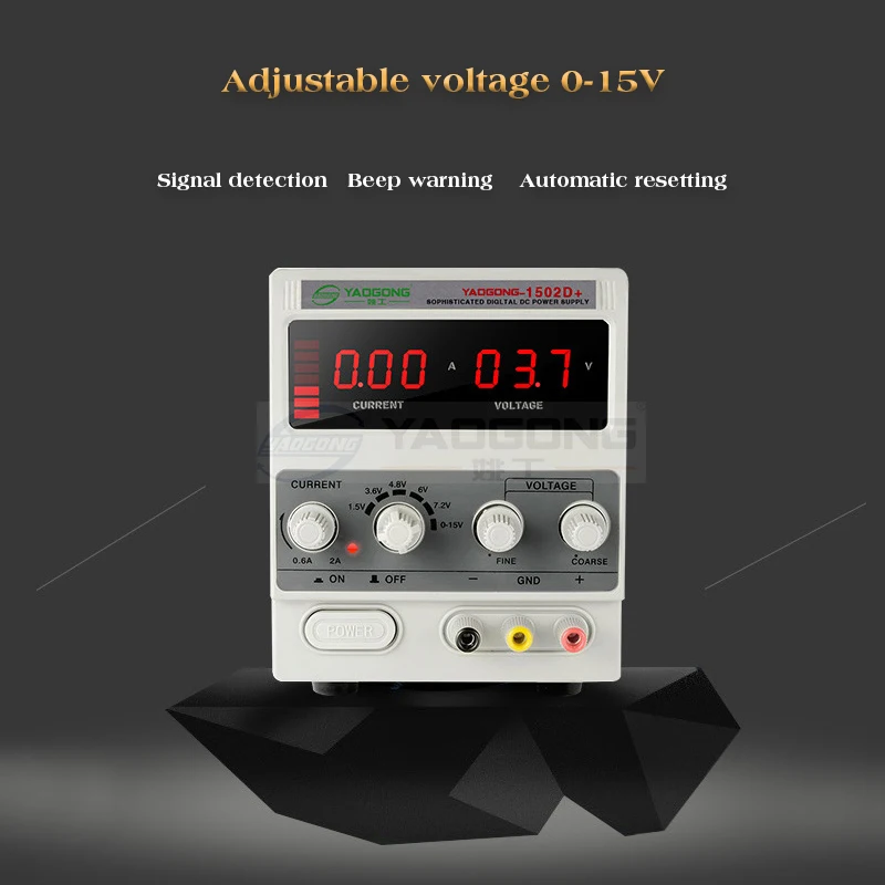 1502DD Горячая пункт 15V 2A ac к dc Регулируемый источник питания ток для ремонта мобильных телефонов