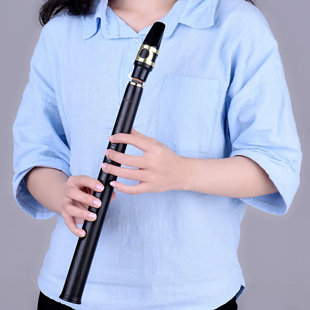 Black Saxophone Set Pocket Sax Mini Portable Saxophone Sax Reeds Carrying Bag Tooth Pastes Beginners saxophone musical instrument