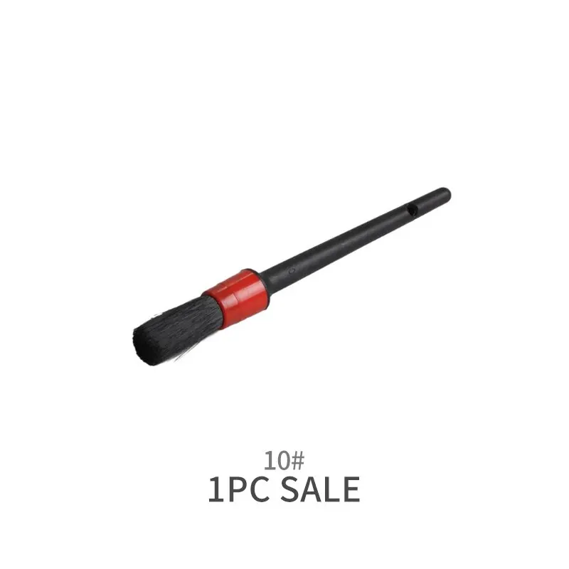 1pc No 10 Car Brush Автохимия щетка для чистки натурального кабана щетки для волос авто детали инструменты продукты 5 шт. колеса приборной панели автомобиля-аксессуары для укладки - Цвет: 1pc No 10 Car Brush