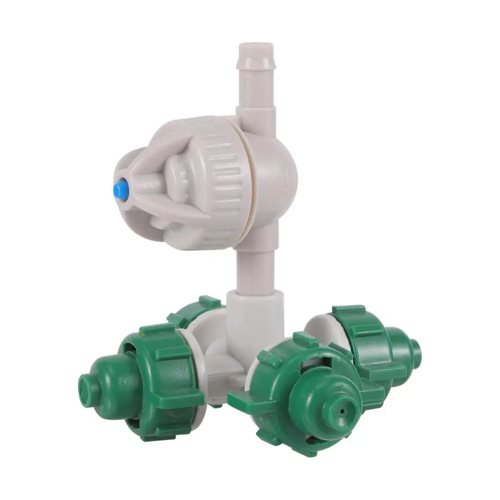 

5 Set Micro Water Spray Suit Atomization Nozzle Greenhouse Sprinkling Irrigation System Fittings Anti-drip 1/4'' barb connector