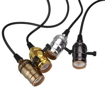 

Retro Pendant Lamp Light Droplight Holder 0.8M With Switch 110V-220V Kitchen Bar