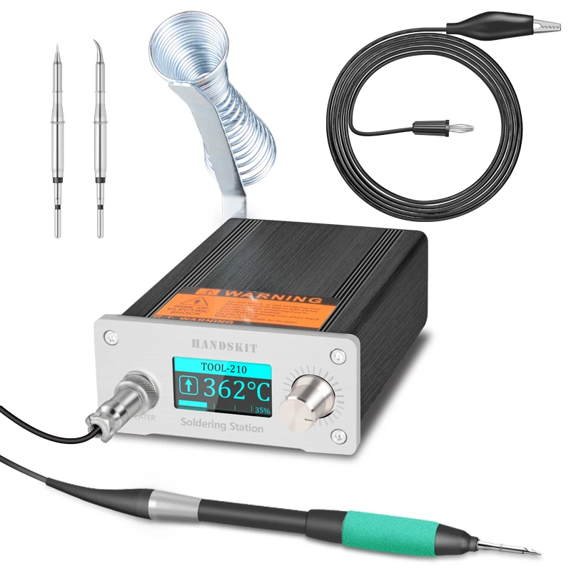 Quick Heating T115 Soldering Station Electronic Welding Iron Rework Temperature Controller With 3 Tips | Инструменты