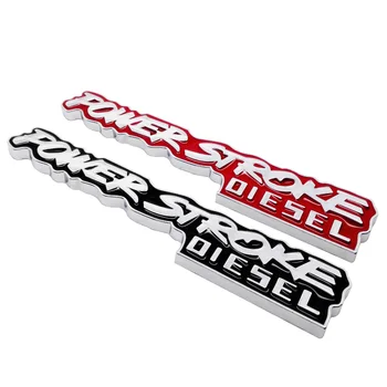 

3D METAL For International Power Stroke Sticker Super PSD F150 F250 Power Stroke Car-Styling Truck Diesel Stacks 2500