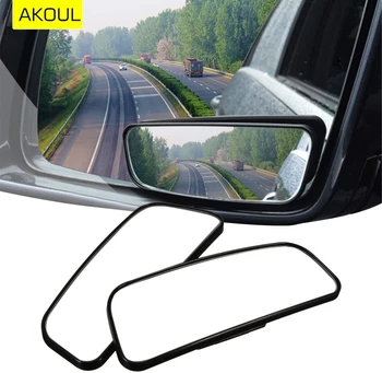 

2 Pack Square Blind Spot Mirror 360 ABS Glass for All Universal Vehicles Car Fit Stick-on Design