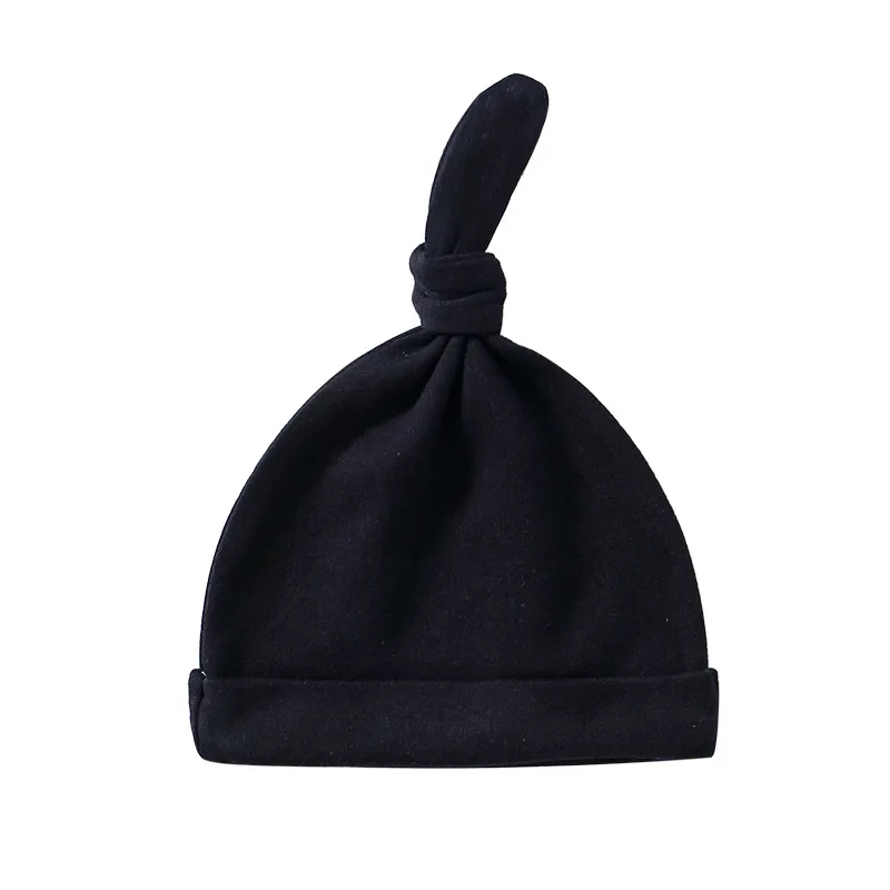 Black Hat Шапка для малышей и варежки для мальчиков/девочек/унисекс шапочка для новорожденного, для малыша детская шапочка шапка Bebe Fille Gorros Bebe Baby muts осень-зима - Цвет: Black Hat