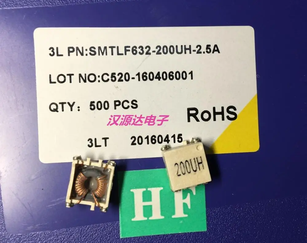 Оригинальный новый 100% SMTLF632-200UH-2.5A 3л SMD общий режим дроссель катушка