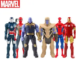 Marvel Legends Мстители эндгейм 30 см капитан фигурка Человек-паук Железный человек оригинальная коробка ПВХ Действие Детские игрушки-персонажи