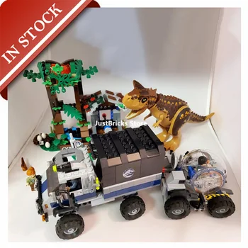 

Jurassiced World Carnotaurus Gyrosphere Escape 75929 Building Blocks 577Pcs Dinosaurs Tyrannosaurused 10926 75933 75934 75935