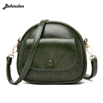 

Bokinslon Bokinslon Fashion Portable Small Square Bag Shoulder Woman Casual Stone Pattern Simple Messenger Bag Female