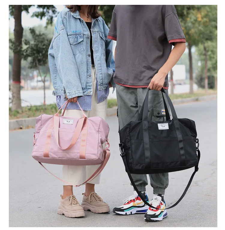 Нейлоновые сумки для спортзала, Женская Водонепроницаемая спортивная сумка, розовые дорожные сумки и багаж для женщин, спортивная сумка для фитнеса, спортивная сумка