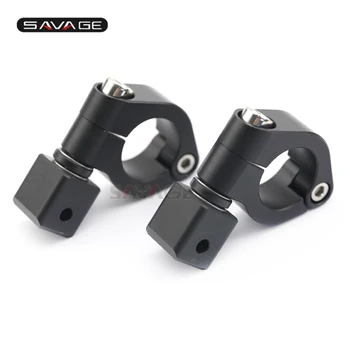 

Headlight Aux Lights Bracket Fog Lamp Supporter for 25mm Bar Universal Motorcycle Front Head Light Accessories CNC Aluminum