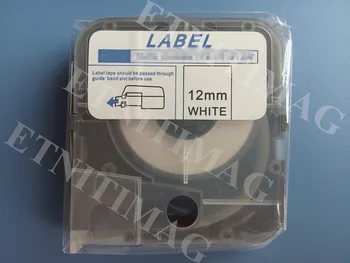 

Cassette Label Tapes lm-wx312wx white 12mmx8m for max Letatwin Cable ID Printer electronic lettering machine lm-380e,lm-390a/pc