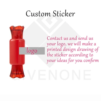 

Lip Gloss Containers Lip Gloss Wand Tubes Candy Shape, Mini Refillable Lip Gloss Tubes Empty Lip Balm Containers Custom Sticker