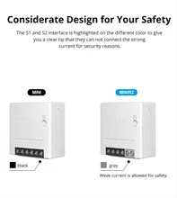 1/3/5 pces sonoff wifi r2 mini em dois sentidos inteligente interruptor de voz controle remoto smartthings hub via alexa google casa ewelink vida inteligente