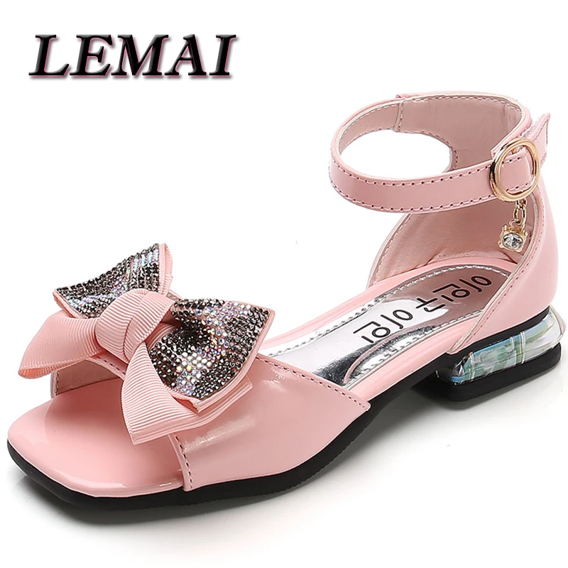 children's shoes for adults LEMAI Girls Pink Sandals Cartoon Fashion Princess Shoes Girls Sandals Toddler Sandals Party Shoes Sandals for Teenagers Girls leather girl in boots