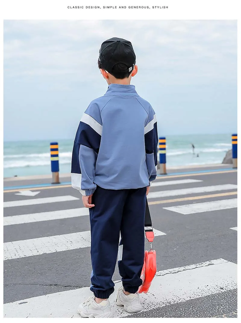 Комплект одежды для мальчиков, весенне-осенняя одежда для бега, детский пуловер для мальчиков, пальто+ штаны, спортивный костюм, комплект детской одежды, От 2 до 10 лет